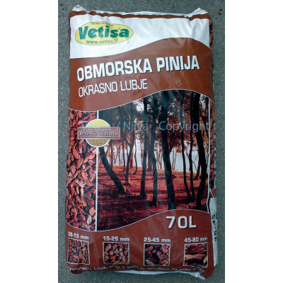 VETISA- Ukrasna kora OBMORSKA PINIJA 25-45 mm /70L/36/EP