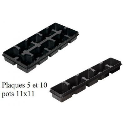 SOPARCO-PLATOJI Tray 10T 11x11 FA/GM/BLACK/ 1.320 kom/p/KOM