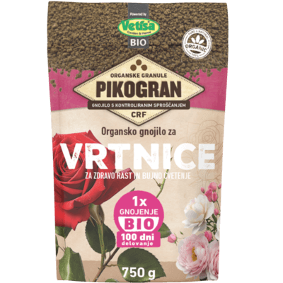 VETISA -PIKOGRAN Organsko gnojivo za RUŽE - VREĆICA 750g